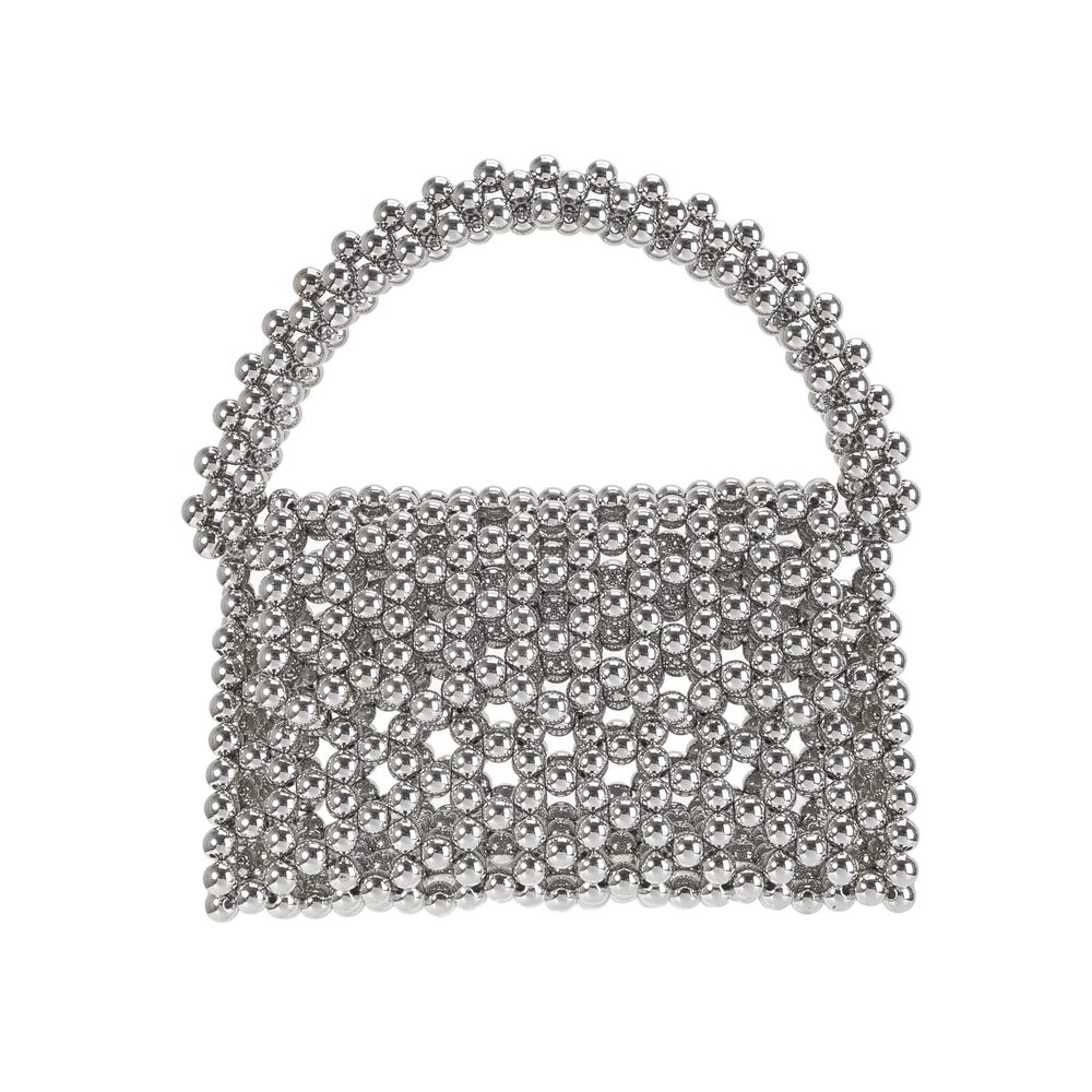 7818 YUSHINY Candy Color Acrylic Beaded Hollow Handbag Evening Clutch